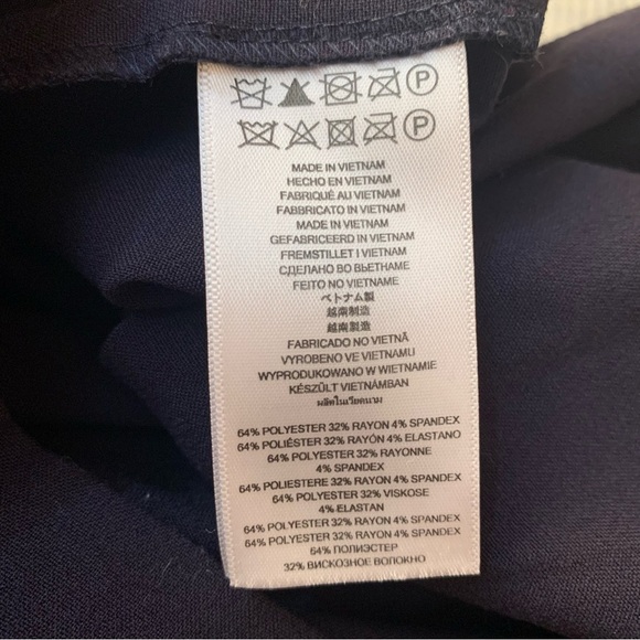 MICHAEL by Michael KORS Navy Blue Zip front Dress - Picture 3 of 8